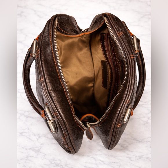 Francesco Biasia Leather made in Italy & Dust Bag - Picture 6 of 11